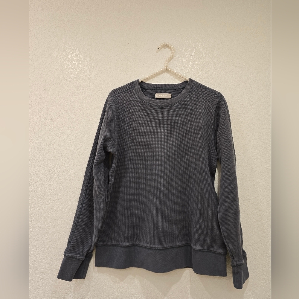 Everlane Organic Cotton Waffle Crew Tee size S